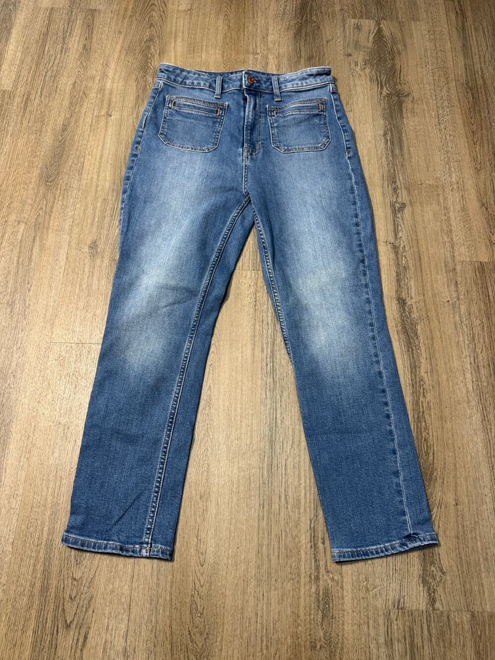 GAP Women's Vintage Slim Sky High Light Wash Jeans